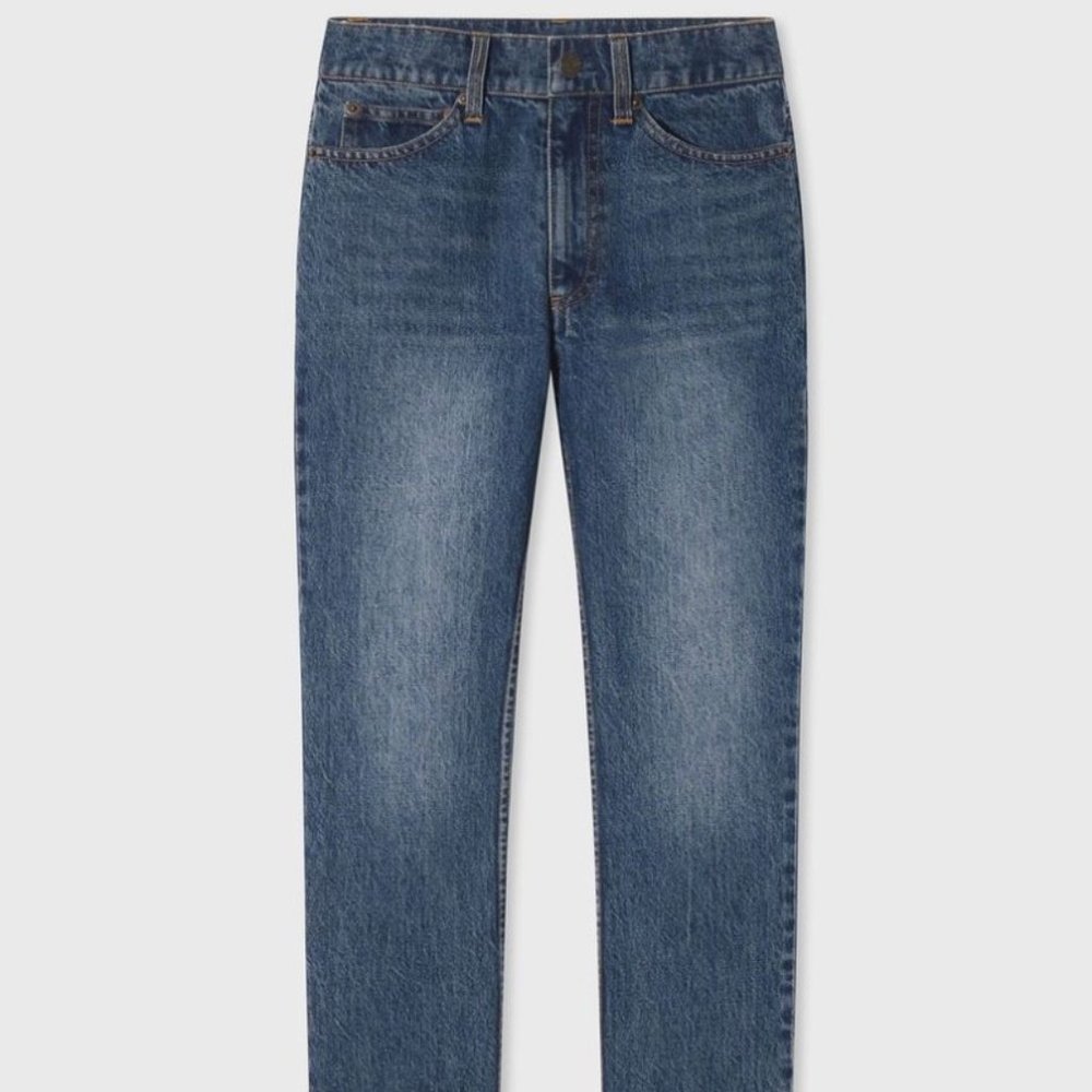 NWT Co Collections Blue Straight-Leg Jeans, Size 25